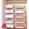 Shushi Hotsale Space Saving Underwear Wardrobe Closet Storage Rack Layers Clothes Hanging Organizers Home Organization Accessory|Hangers & Racks