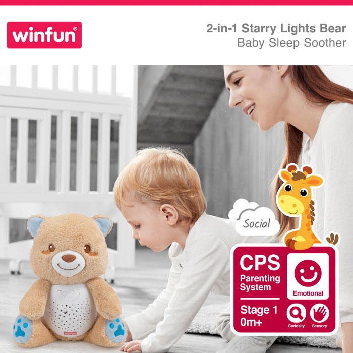 2 In 1 Starry Lights Bear Winfun 0825