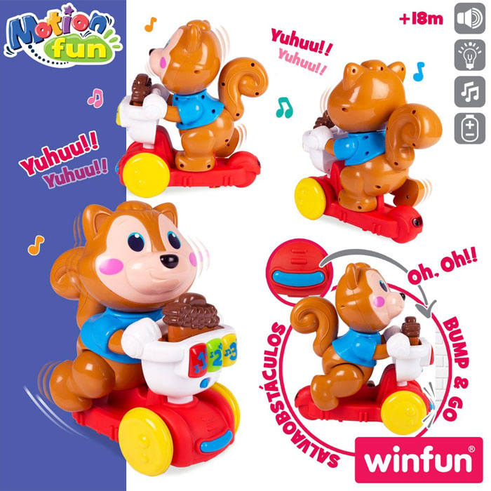 Winfun Chase Me Squirrel Musical Toy – 1148 5 Winfun Chase Me Squirrel Musical Toy – 1148