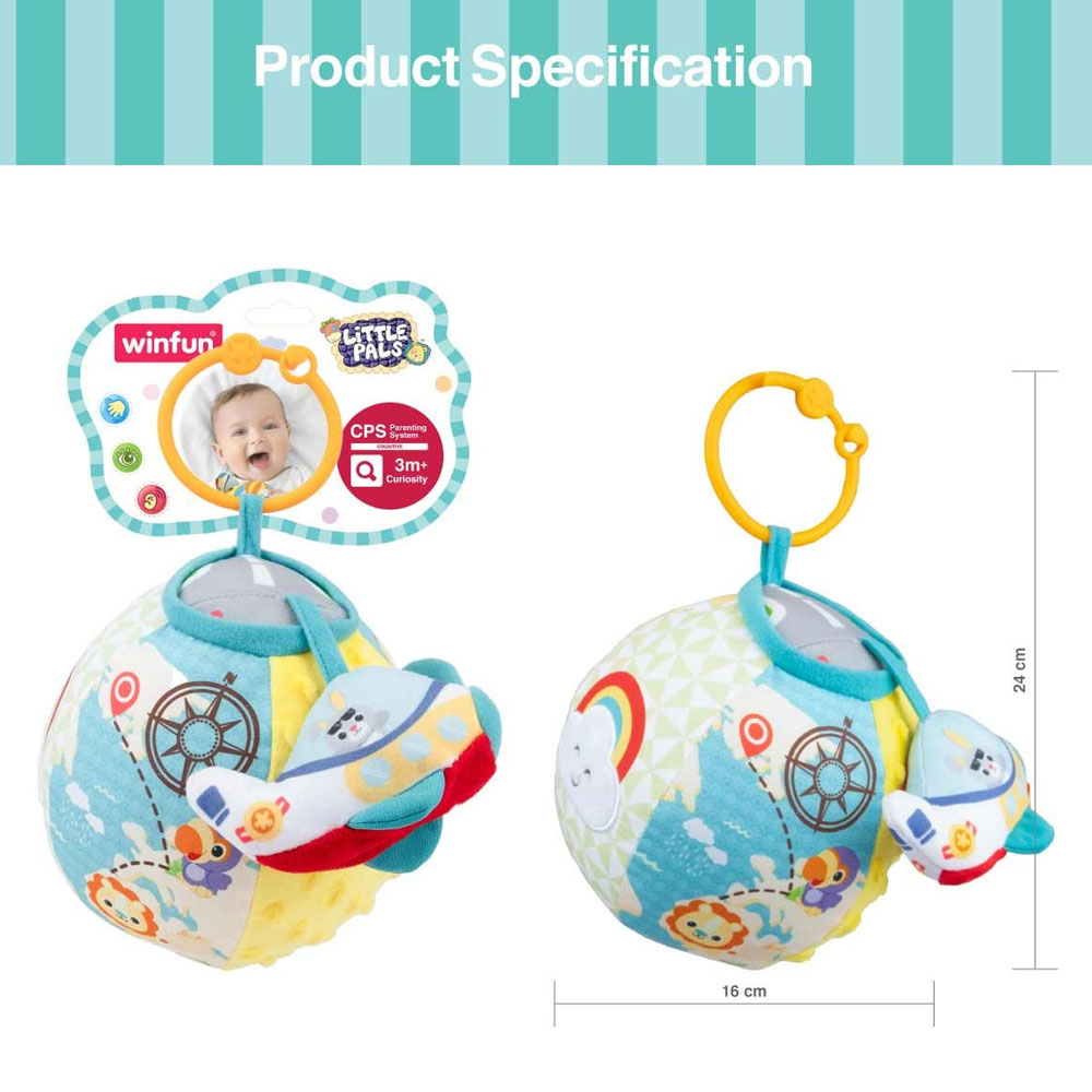 Winfun Lil’ Traveler Activity Ball – 0268 4 Winfun Lil’ Traveler Activity Ball – 0268
