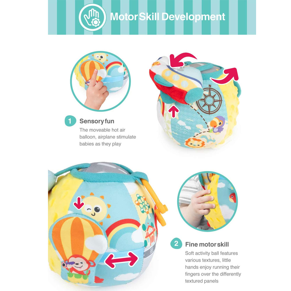 Winfun Lil’ Traveler Activity Ball – 0268 10 Winfun Lil’ Traveler Activity Ball – 0268