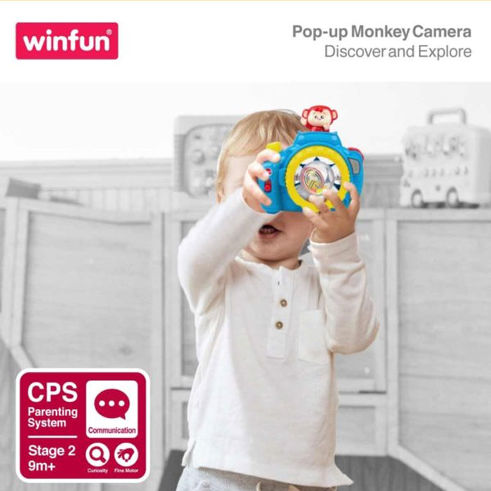 Winfun Pop-Up Monkey Camera – 0766