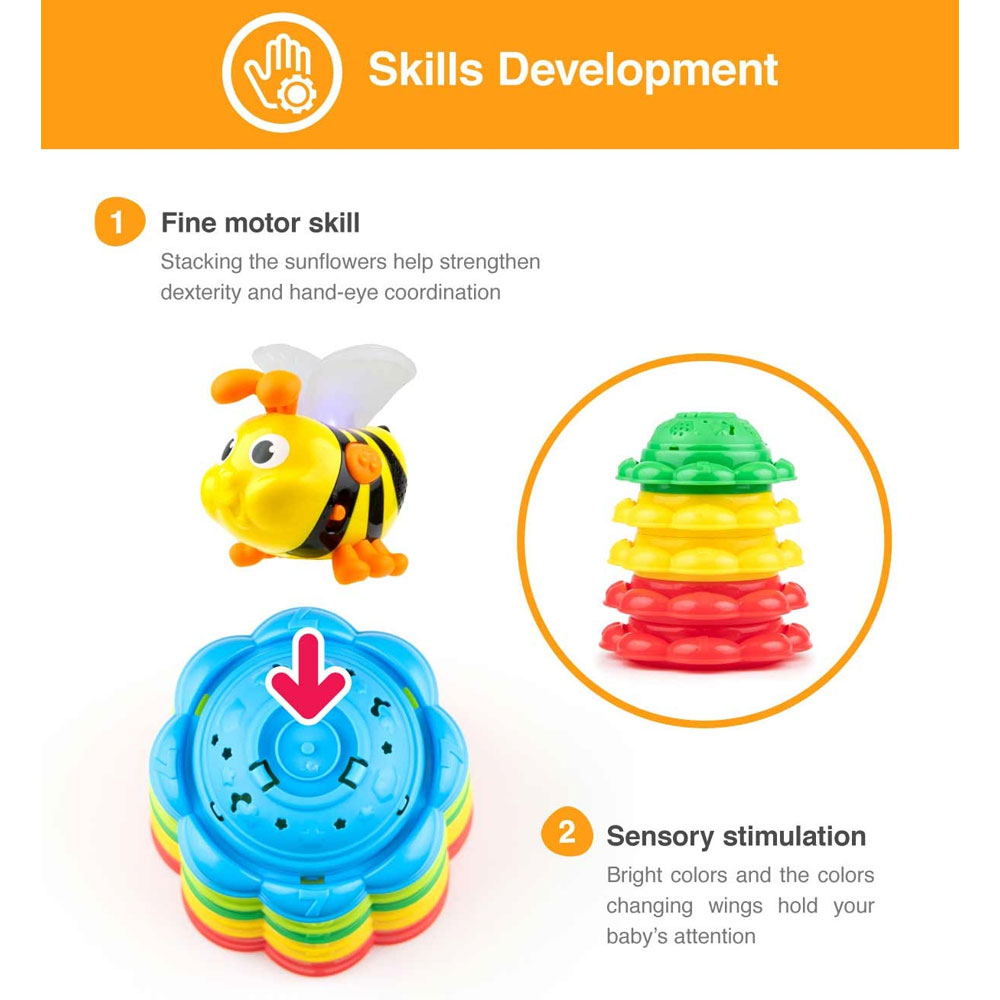 Winfun Stack ‘N Learn Bee And Sunflowers – 0650