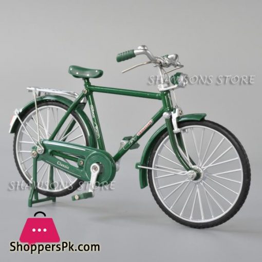 110 Scale Diecast Metal Model Retro Bicycle Toys Vintage Urban City Bike Mens Miniature Replica CollectibleDiecasts Toy Vehicles