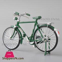110 Scale Diecast Metal Model Retro Bicycle Toys Vintage Urban City Bike Mens Miniature Replica Collectiblediecasts Toy Vehicles