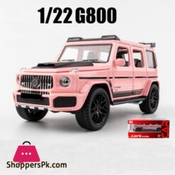 122 New G800 Suv Alloy Car Model Diecast Simulation Metal Toy Off Road Vehicles Sound Light Childrens Gifts Collection