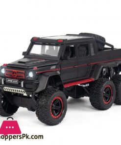 122 Toy Car Model Simulation AMG 6X6 G63 Diecast Car Toy Vehicle Door Open Pull Back Car Kids Car Collection Toys Car GiftsDiecasts Toy Vehicles