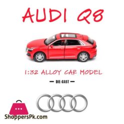 132 Audi Q8 Car Model Alloy Car Die Cast Toy Car Model Pull Back Childrens Toy Collectibles Free Shipping