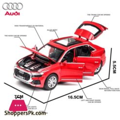 132 Audi Q8 Car Model Alloy Car Die Cast Toy Car Model Pull Back Childrens Toy Collectibles Free Shipping