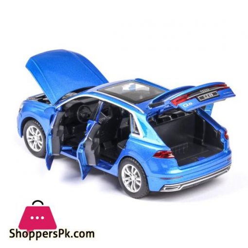 132 Audi Q8 Car Model Alloy Car Die Cast Toy Car Model Pull Back Childrens Toy Collectibles Free Shipping