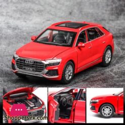 132 Audi Q8 Car Model Alloy Car Die Cast Toy Car Model Pull Back Childrens Toy Collectibles Free Shipping