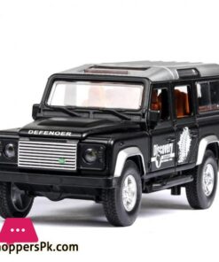 132 Diecast Alloy Car Toy SUV Lands Rovers Defender Classic Metal Toy Vehicle Model Children Gift Music Light Pull Back CarDiecasts Toy Vehicles