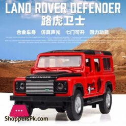 132 Diecast Alloy Car Toy Suv Lands Rovers Defender Classic Metal Toy Vehicle Model Children Gift Music Light Pull Back Cardiecasts Toy Vehicles