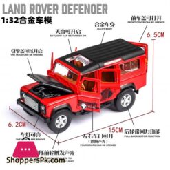132 Diecast Alloy Car Toy Suv Lands Rovers Defender Classic Metal Toy Vehicle Model Children Gift Music Light Pull Back Cardiecasts Toy Vehicles