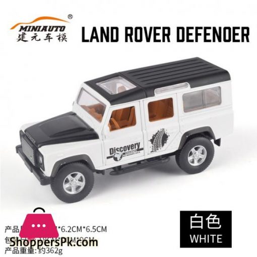 132 Diecast Alloy Car Toy SUV Lands Rovers Defender Classic Metal Toy Vehicle Model Children Gift Music Light Pull Back CarDiecasts Toy Vehicles