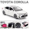 132 Scale Diecast Metal Toy Car Model Toyota Corolla Hybrid Pull Back Sound Light Educational Collection Gift 6 Doors Openablediecasts Toy Vehicles