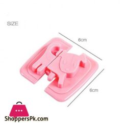 1Pcs Puppy Shape Safety Locks For Refrigerators Door Baby Safe Protection From Children Lock Castle Security Blocker Padlock