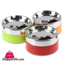 1Pc New Silver Orange Detachable Rotatable Lid 360 Degree Free Rotation Stainless Steel Corrosion Resistance Cigarette Ashtrayashtrays