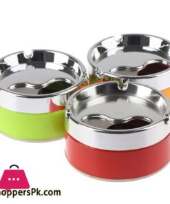 Detachable Rotatable Lid 360 Degree Free Rotation Stainless Steel Corrosion Resistance Cigarette Ashtray 9 1Pc New Silver Orange Detachable Rotatable Lid 360 Degree Free Rotation Stainless Steel Corrosion Resistance Cigarette Ashtrayashtrays