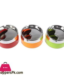 Detachable Rotatable Lid 360 Degree Free Rotation Stainless Steel Corrosion Resistance Cigarette Ashtray 10 1Pc New Silver Orange Detachable Rotatable Lid 360 Degree Free Rotation Stainless Steel Corrosion Resistance Cigarette Ashtrayashtrays