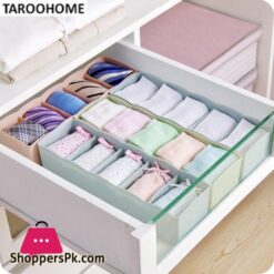 5 Grids Plain Multi Purpose Underwear Organizer Sock Storage Box Plastic Drawer Finishing Box Storage Box Small Boxsocks Storage Box