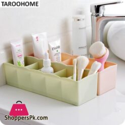 5 Grids Plain Multi Purpose Underwear Organizer Sock Storage Box Plastic Drawer Finishing Box Storage Box Small Boxsocks Storage Box