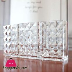 Acrylic Cosmetic Storage Box Makeup Brush Holder Organizer Lipstick Eyebrow Pencil Bathroom Storage Display Stand Diamondstorage Boxes Bins