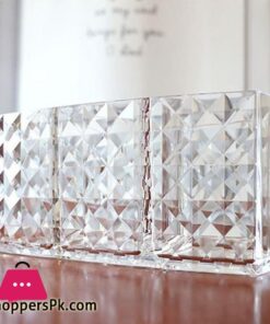 Acrylic Cosmetic Storage Box Makeup Brush Holder Organizer Lipstick Eyebrow Pencil Bathroom Storage Display Stand Diamondstorage Boxes Bins