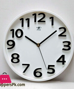 Analog White Wall Clock - 22947
