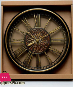 Antique Roman Style  Analog Wall Clock