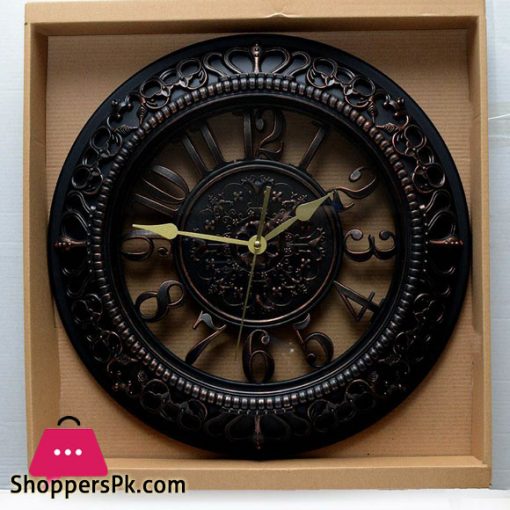 Antique Style Round Analog Wall Clock