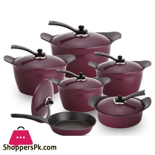 Arshia Granite Cookware Set 12Pcs - CO162-2608