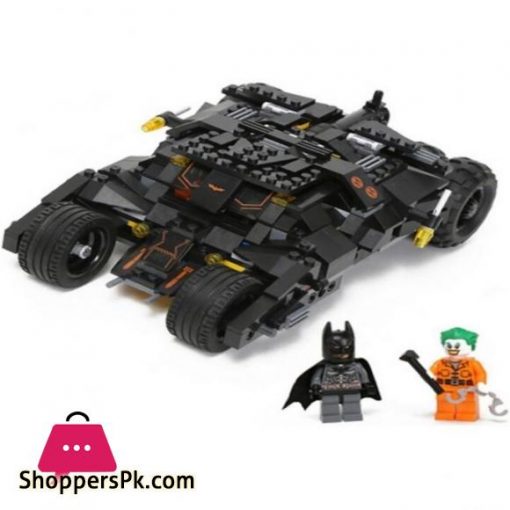 Batman Batmobile Building Blocks Set Black
