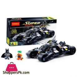 Batman Batmobile Building Blocks Set Black