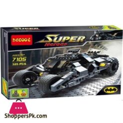 Batman Batmobile Building Blocks Set Black