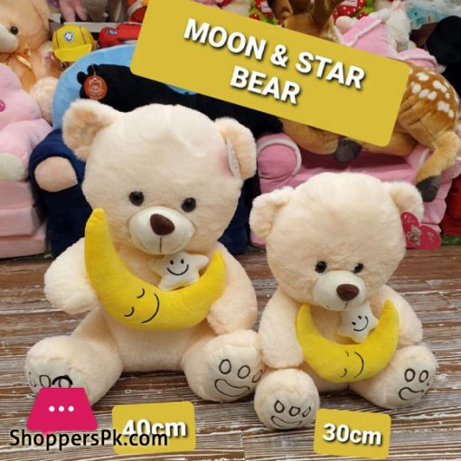 Benny N Bunny Cute Looking Moon & Star Plush Stuff Teddy 30-CM