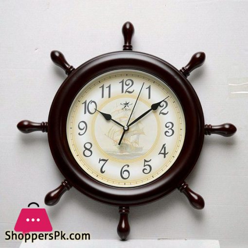 Boat Helm Style Analog Wall Clock