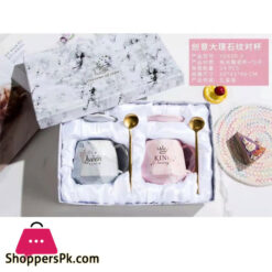 Ceramic 2 Pcs set Couple Mug Gift Box