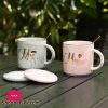 Ceramic 2 Pcs set Mr & Mrs Couple Mug Gift Box