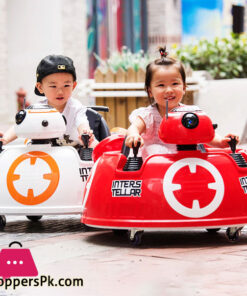 Children's Electric Knight Interstellar Dual Drive Car Kids Four Wheel Remote Control Can Sit Vehicle Baby Swing Toy Car