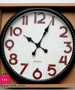 Classic Round Analog Wall Clock