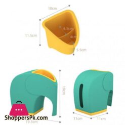 Creative Desk Elephant Tissue Paper Box Cover With Pen Holder Remote Controller Mobile Phone Storage Organizer Home Officetissue Boxes