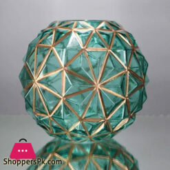 Creative Glass Vase Home Decoration Dried Flower American Transparent Vase Living Room Retro Flower Tv Cabinet Ornaments