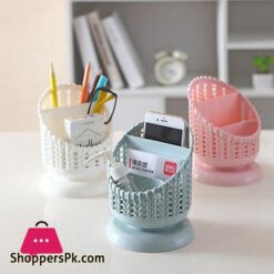 Creative Holder 3 Grid Desktop Organizer Pen Holder Makeup Storage Box School Office Accessories StationeryStorage Boxes Bins