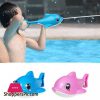Cute Plastic Dolphin Shaped Water Spray Bath Toy Summer Beach Swimming Pool Toy Happy Water Cannons For Children ToysBath Toy