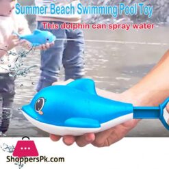 Cute Plastic Dolphin Shaped Water Spray Bath Toy Summer Beach Swimming Pool Toy Happy Water Cannons For Children Toysbath Toy