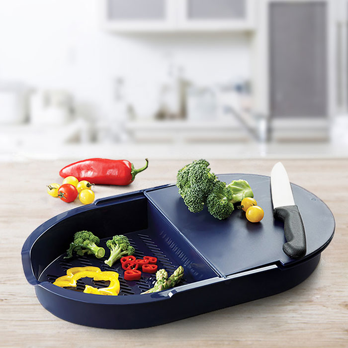 Omak Decobela 2Chamber Cuting Board - 81137