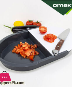 Omak DecoBela 2Chamber Cuting Board - 81137