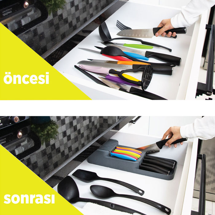 Omak Decobella 2Tier Knife Organize -50830