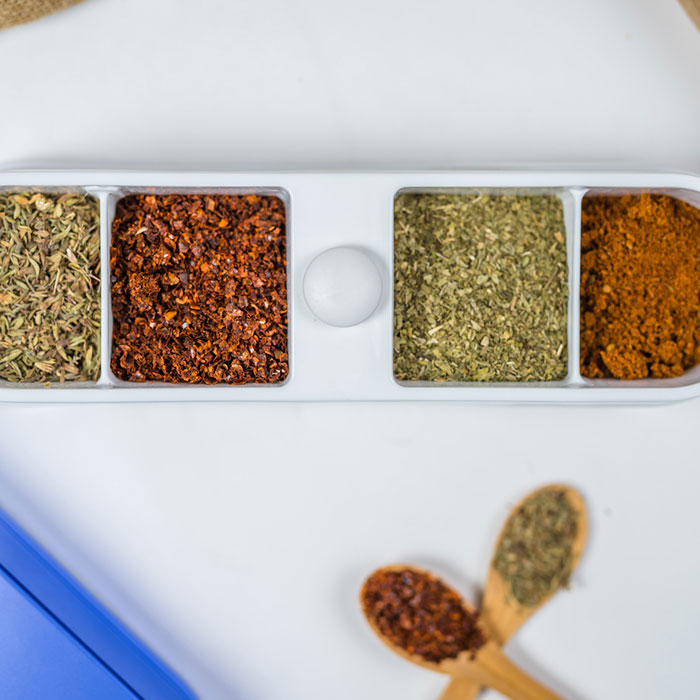 Omak Decobella 4-Cell Spice Tray - 81136